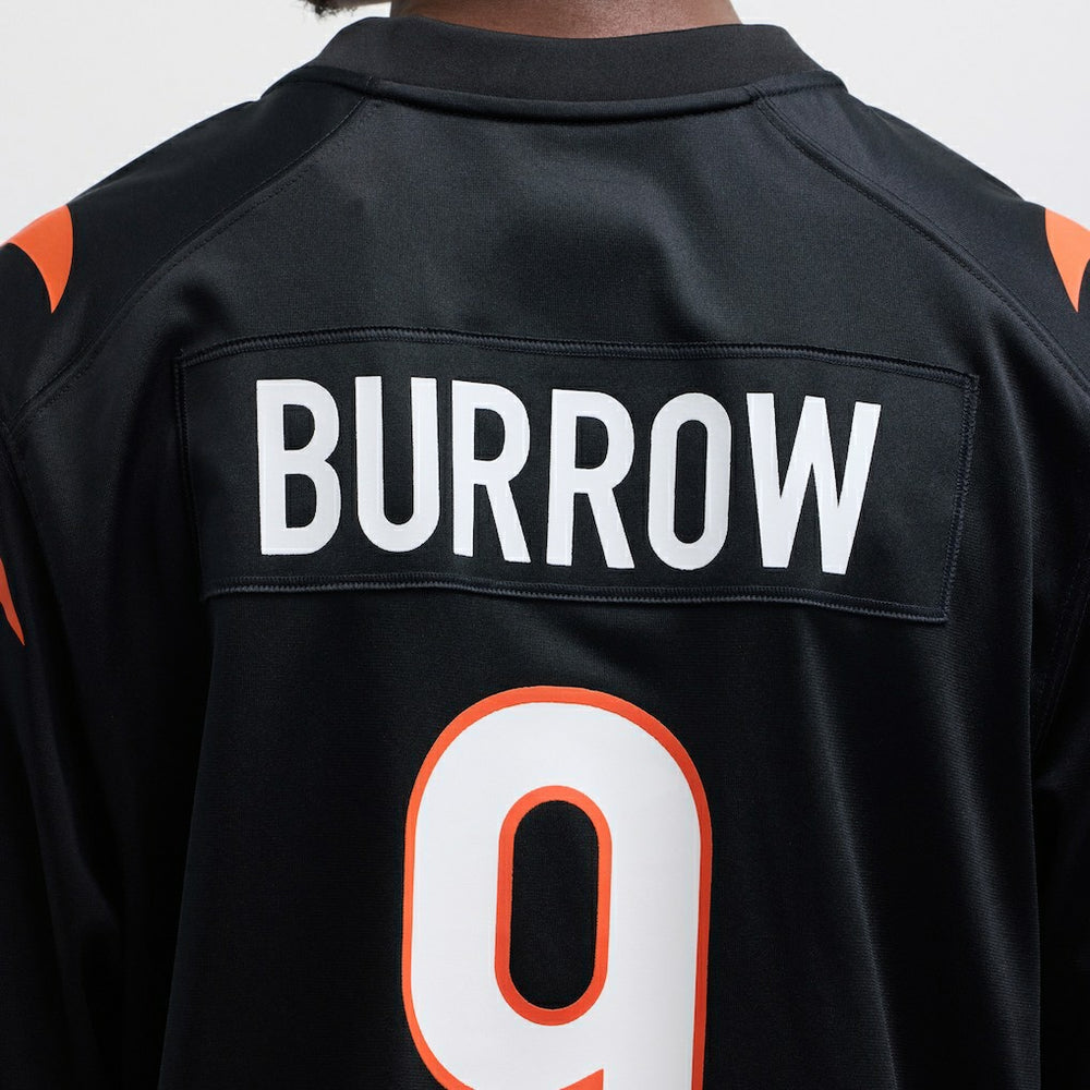 Joe Burrow Cincinnati Bengals Player Game Jersey - Black