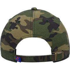 Chicago Cubs Logo Clean Up Adjustable Hat Camo | 47 brand