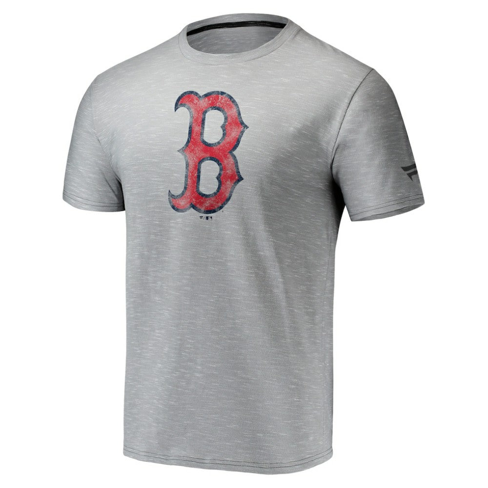 Boston Red Sox Team Logo Space-Dye T-Shirt Gray
