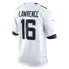 Trevor Lawrence Jacksonville Jaguars White Game Jersey - White
