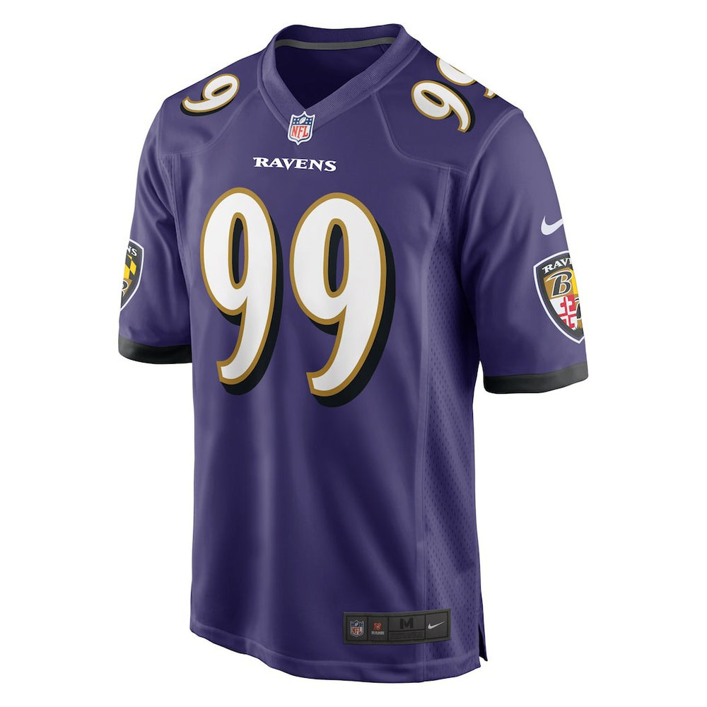 Odafe Oweh Baltimore Ravens Game Jersey - Purple