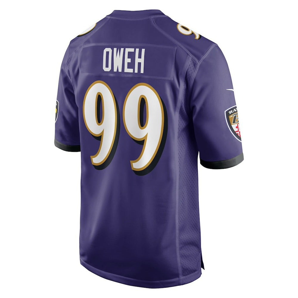 Odafe Oweh Baltimore Ravens Game Jersey - Purple