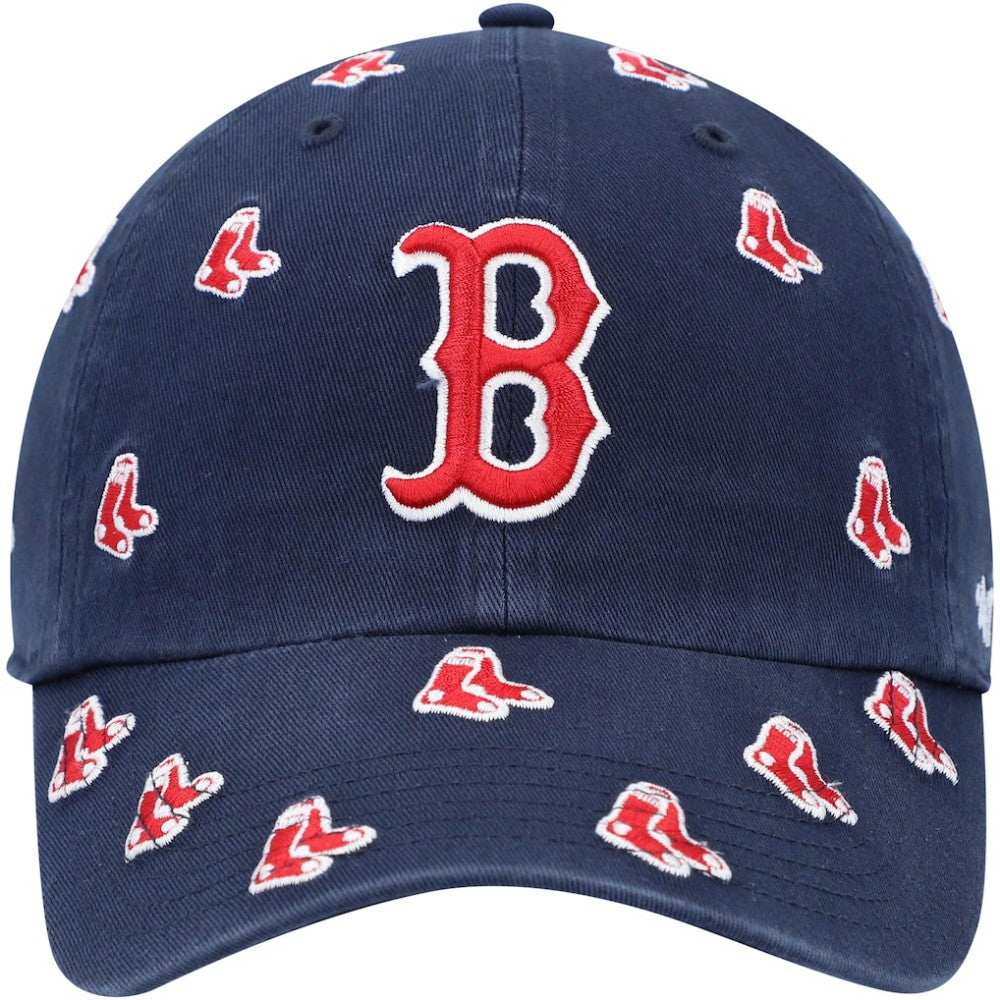 Boston Red Sox Confetti Clean Up Adjustable Hat Navy | 47 brand