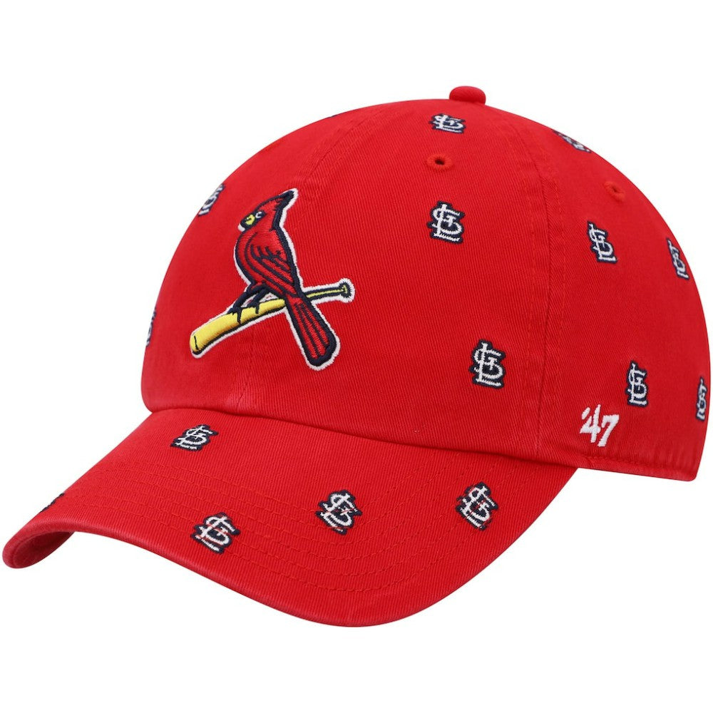 St. Louis Cardinals Confetti Clean Up Adjustable Hat Red | 47 brand