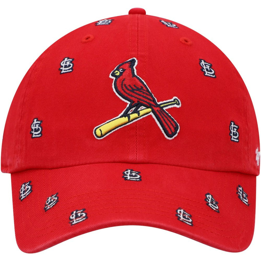 St. Louis Cardinals Confetti Clean Up Adjustable Hat Red | 47 brand