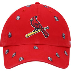 St. Louis Cardinals Confetti Clean Up Adjustable Hat Red | 47 brand