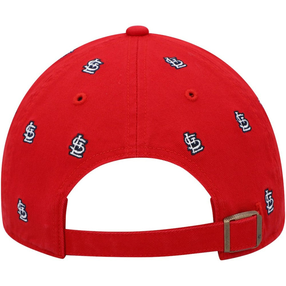 St. Louis Cardinals Confetti Clean Up Adjustable Hat Red | 47 brand