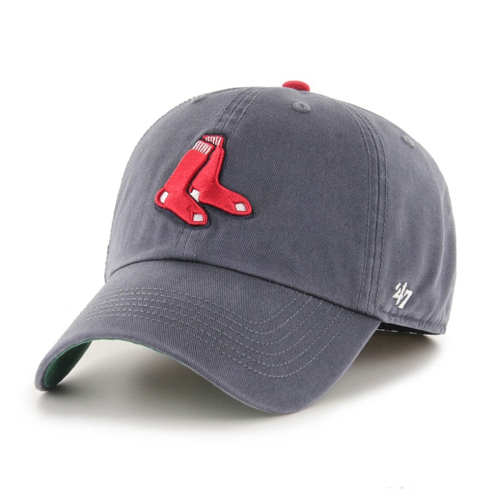 Boston Red Sox Alternate Logo Franchise Fitted Hat Heathered Navy | 47 brand