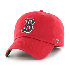 Boston Red Sox Team Franchise Fitted Hat Red | 47 brand