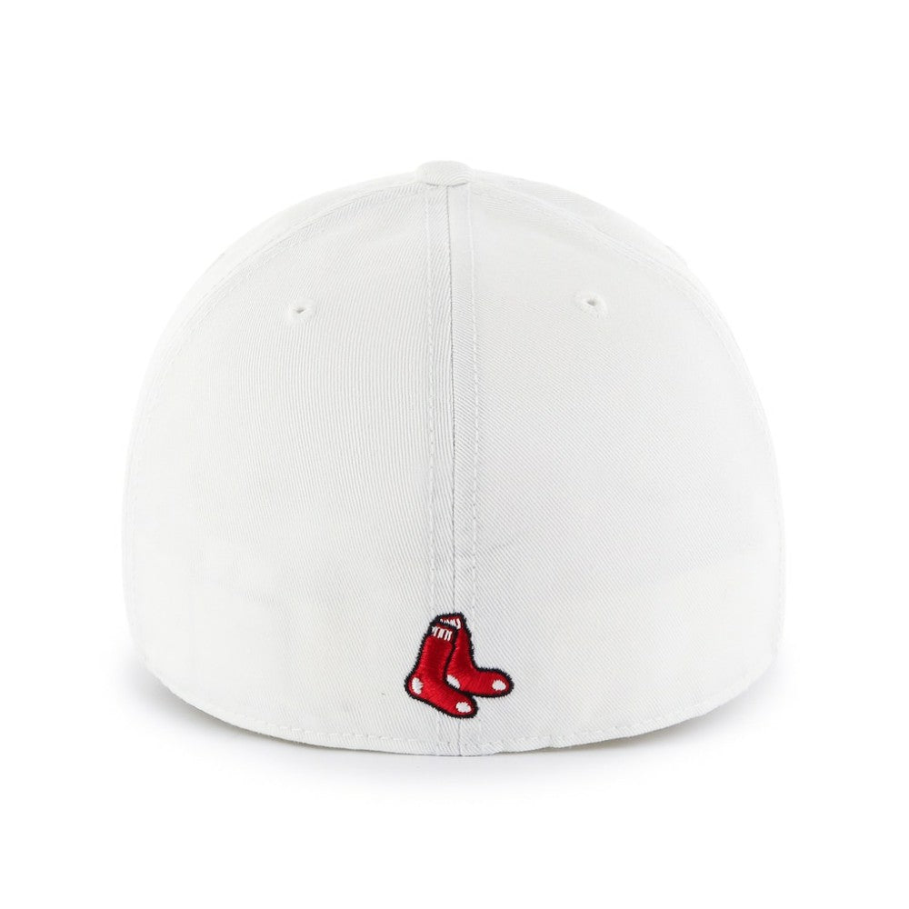 Boston Red Sox Team Franchise Fitted Hat White | 47 brand