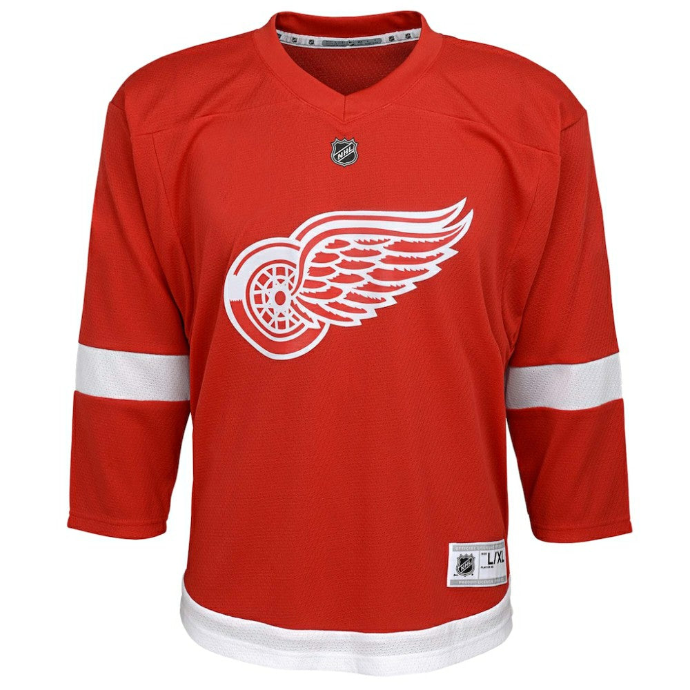 Detroit Red Wings Youth Home Replica Custom Jersey Red