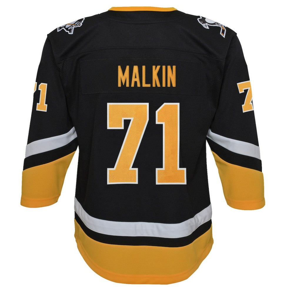 Evgeni Malkin Pittsburgh Penguins Youth 2021/22 Alternate Premier Player Jersey Black