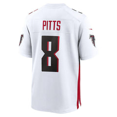 Kyle Pitts Atlanta Falcons Game Player Jersey - White