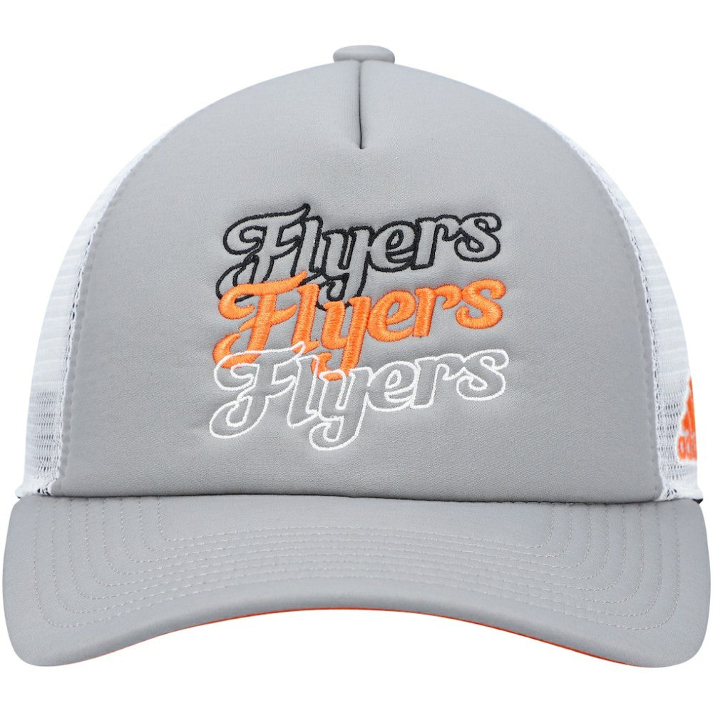 Philadelphia Flyers adidas Women's Foam Trucker Snapback Hat Gray/White