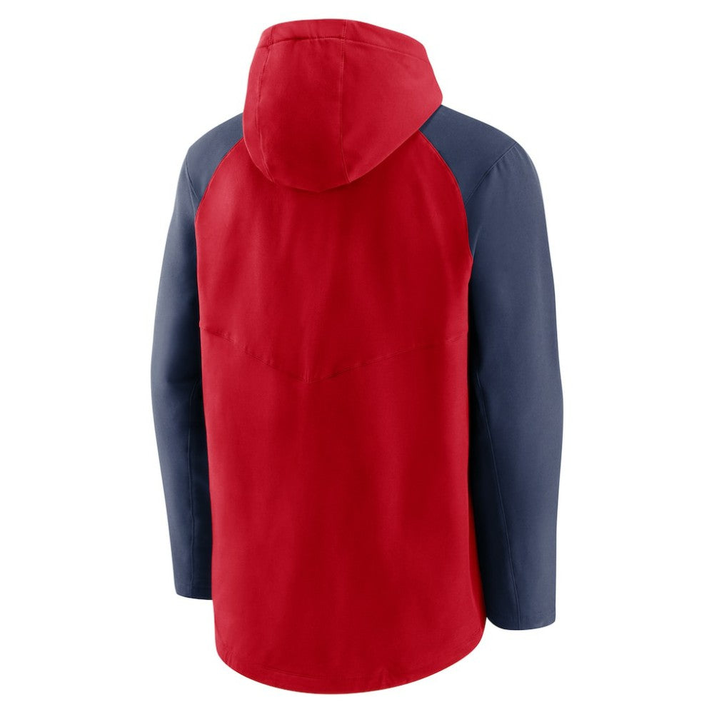 St. Louis Cardinals Authentic Collection Performance Raglan Full-Zip Hoodie Red/Navy | Nike