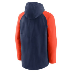 Houston Astros Authentic Collection Performance Raglan Full-Zip Hoodie Navy/Orange | Nike
