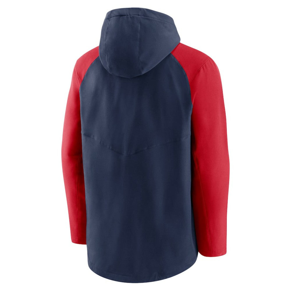 Boston Red Sox Authentic Collection Performance Raglan Full-Zip Hoodie Navy/Red | Nike