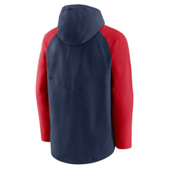 Boston Red Sox Authentic Collection Performance Raglan Full-Zip Hoodie Navy/Red | Nike