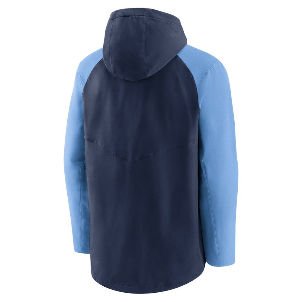 Tampa Bay Rays Authentic Collection Performance Raglan Full-Zip Hoodie Navy/Light Blue | Nike