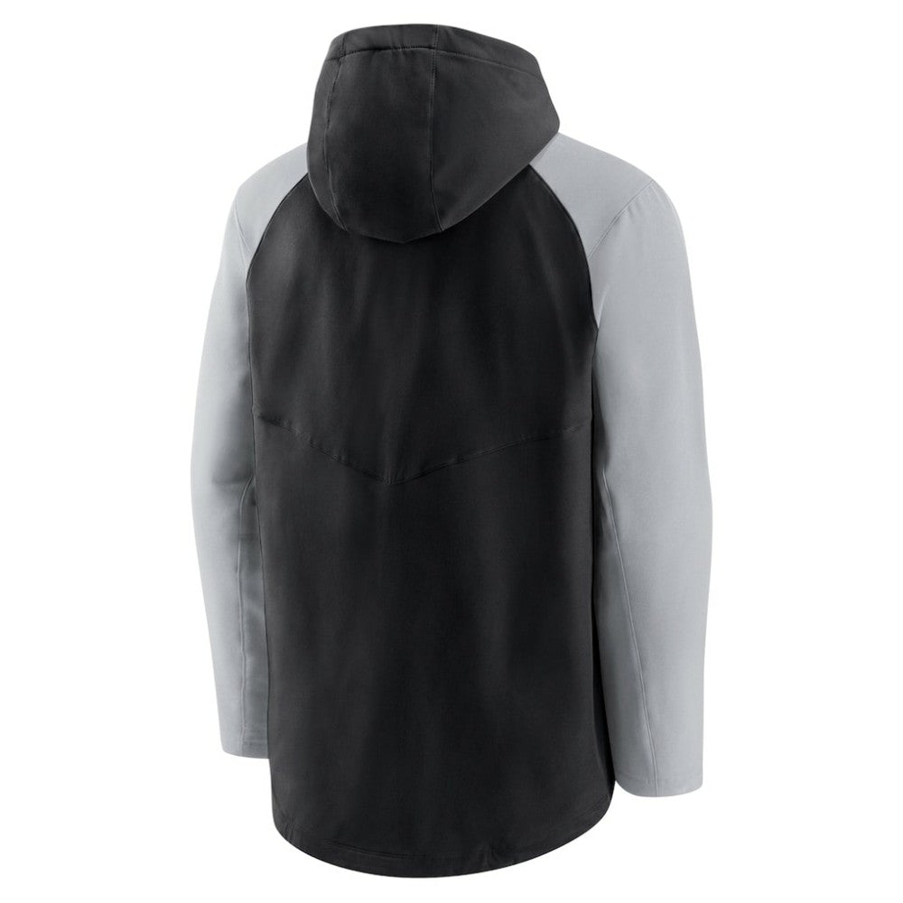 Chicago White Sox Authentic Collection Performance Raglan Full-Zip Hoodie Black/Gray | Nike