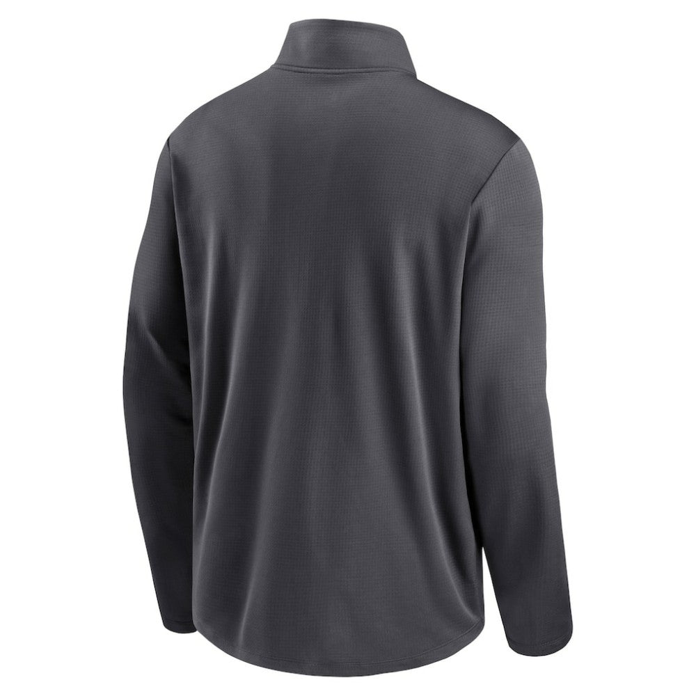 Athletics Diamond Icon Pacer Performance Quarter-Zip Windbreaker Top Anthracite | Nike