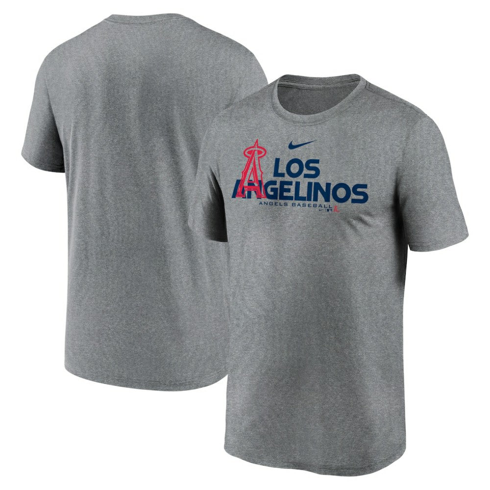 Los Angeles Angels Local Rep Legend Performance T-Shirt Heathered Charcoal | Nike