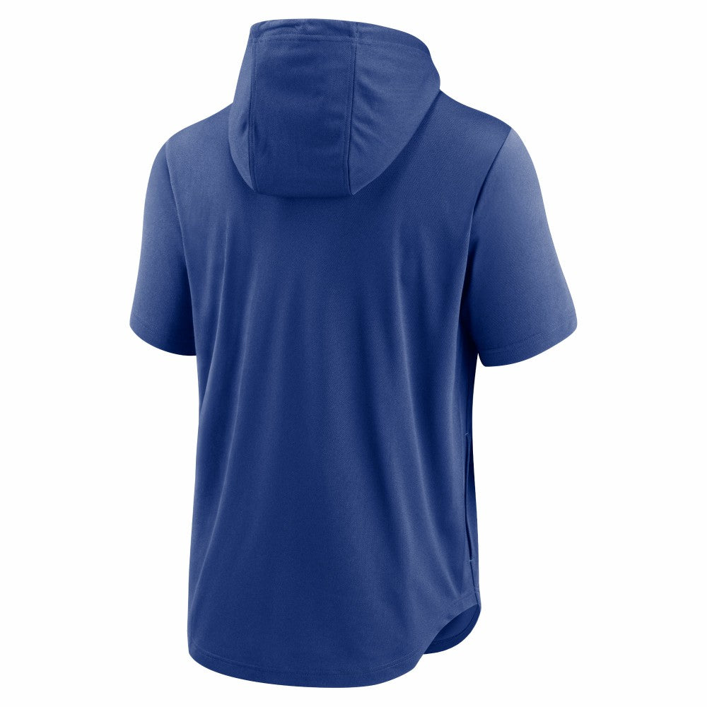 Kansas City Royals Lockup Performance Short Sleeve Lightweight Hooded Top Royal | Nike