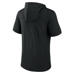 San Francisco Giants Iconic Rebel Short Sleeve Hooded Top Black