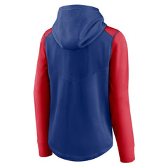 Chicago Cubs Women's Authentic Collection Full-Zip Hoodie Royal/Red | Nike