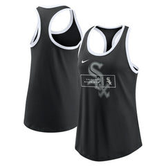 Chicago White Sox Women's X-Ray Racerback Performance Tank Top Black | Nike