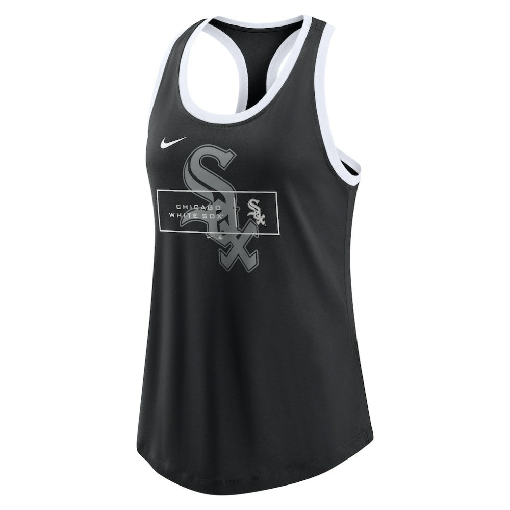 Chicago White Sox Women's X-Ray Racerback Performance Tank Top Black | Nike