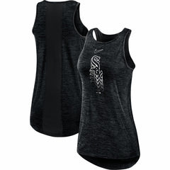 Chicago White Sox Women's Logo Fade High Neck Performance Tank Top Black | Nike