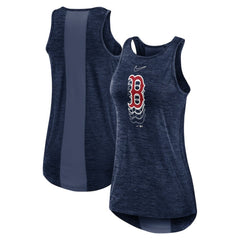 Boston Red Sox Women's Logo Fade High Neck Performance Tank Top Navy | Nike