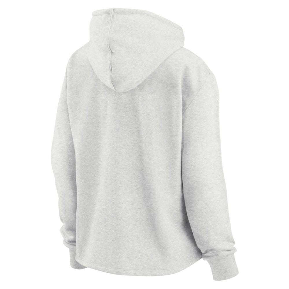 Chicago Cubs Women's True Classics Legacy Quarter-Zip Hoodie Oatmeal
