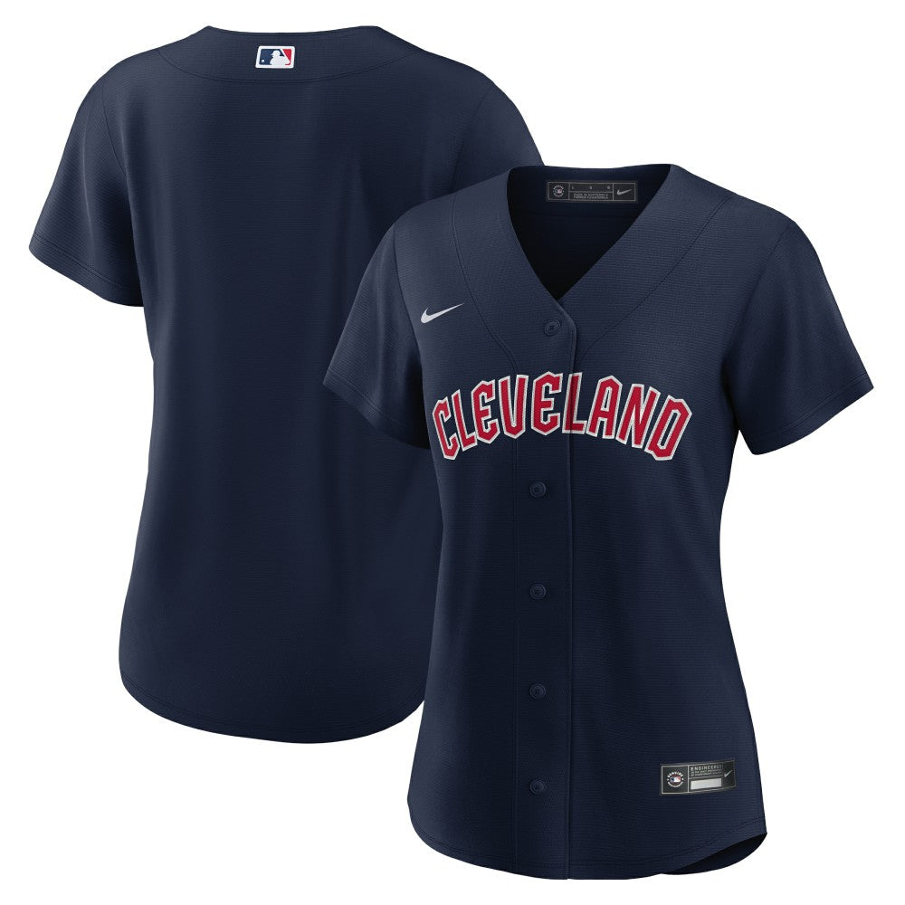 Cleveland Guardians Women's Alternate Official Replica Jersey Navy | Nike