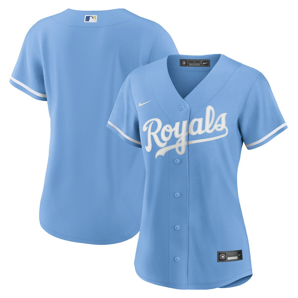 Kansas City Royals Women's Alternate Replica Team Logo Jersey Light Blue | Nike