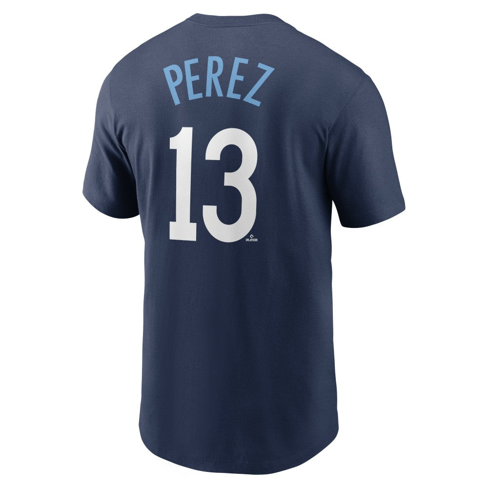 Salvador Perez Kansas City Royals City Connect Name & Number T-Shirt Navy | Nike