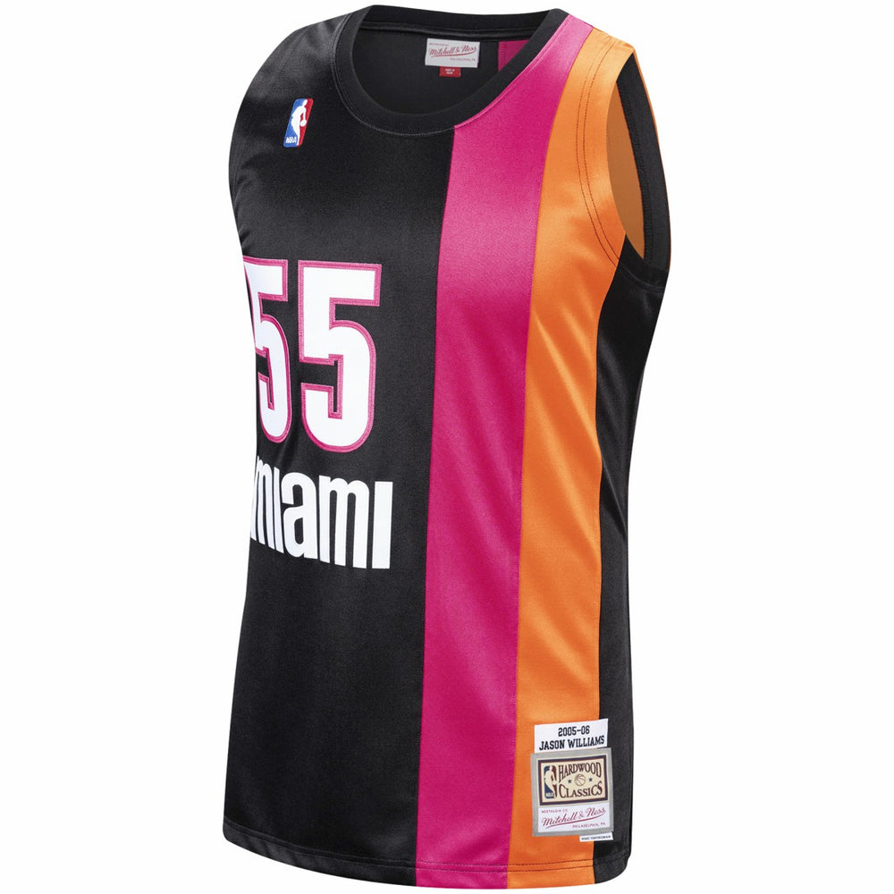 Jason Williams Miami Heat 2005/06 Hardwood Classics Swingman Jersey - Black