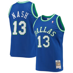 Steve Nash Dallas Mavericks 1998/99 Hardwood Classics Swingman Jersey sale - Blue