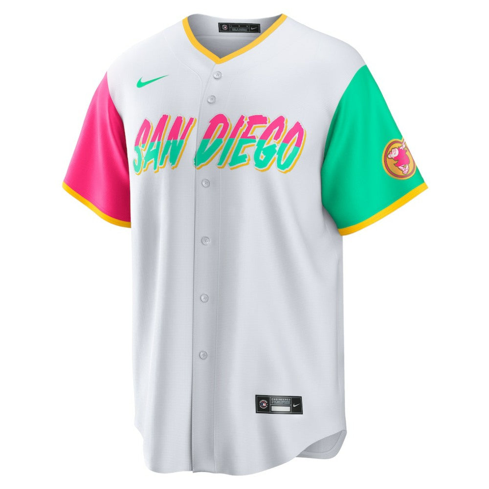 Manny Machado San Diego Padres City Connect Replica Player Jersey White | Nike