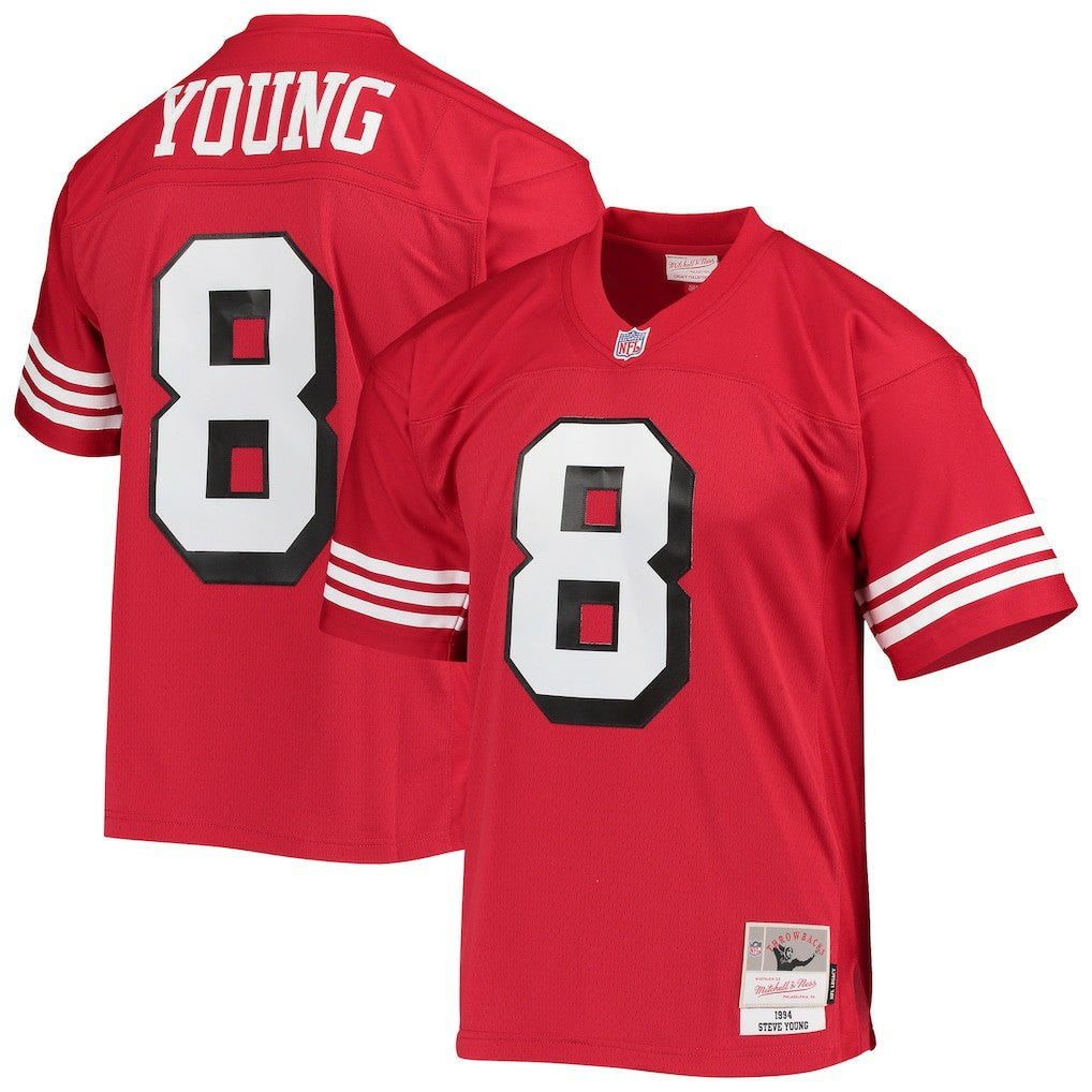 Steve Young San Francisco 49ers Legacy Replica Jersey - Scarlet online