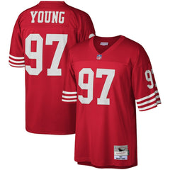 Bryant Young San Francisco 49ers Legacy Replica Jersey - Scarlet outlet