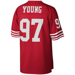 Bryant Young San Francisco 49ers Legacy Replica Jersey - Scarlet outlet
