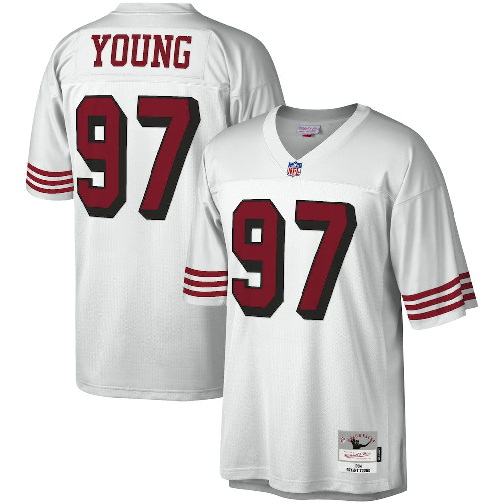 Bryant Young San Francisco 49ers Legacy Replica Jersey - White cheap