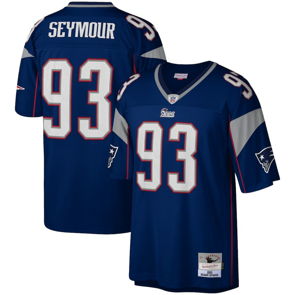 Richard Seymour New England Patriots Legacy Replica Jersey - Navy sale