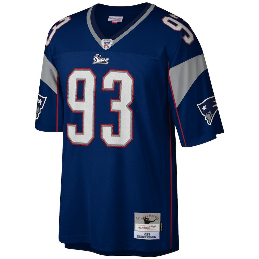 Richard Seymour New England Patriots Legacy Replica Jersey - Navy sale