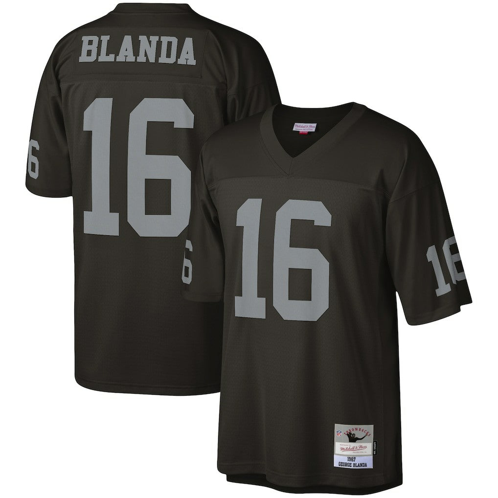 George Blanda Las Vegas Raiders Legacy Replica Jersey - Black for sale