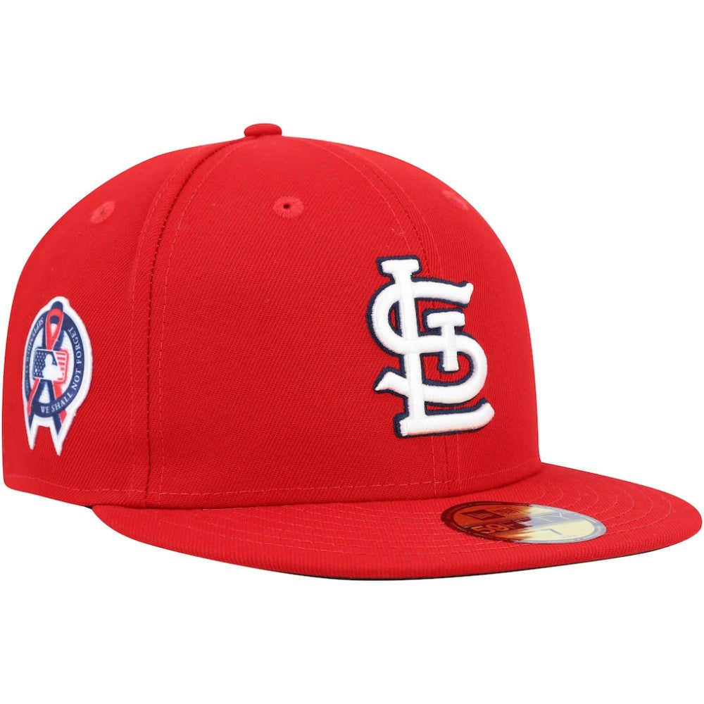 St. Louis Cardinals 9/11 Memorial Side Patch 59FIFTY Fitted Hat Red | New Era