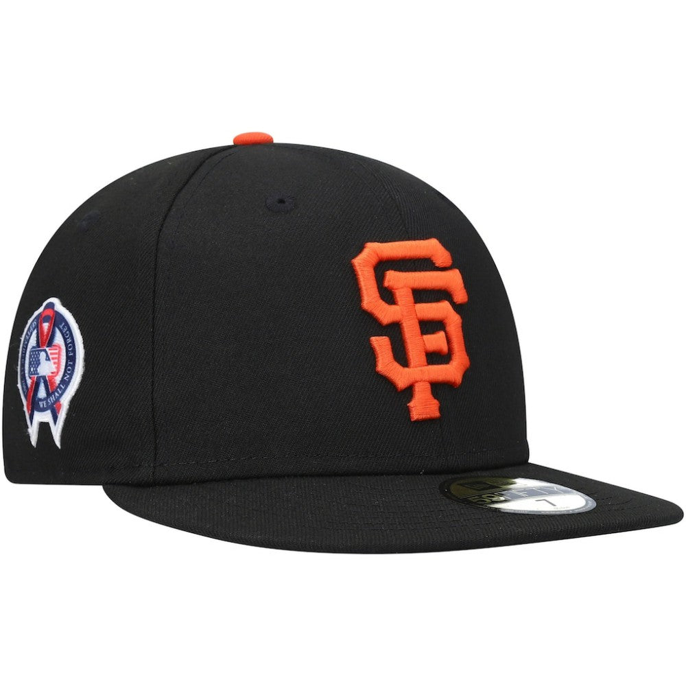 San Francisco Giants 9/11 Memorial Side Patch 59FIFTY Fitted Hat Black | New Era