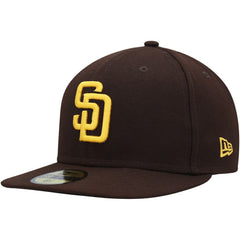 San Diego Padres 9/11 Memorial Side Patch 59FIFTY Fitted Hat Brown | New Era